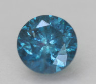 CERTIFIED 0.54 CARAT VIVID BLUE SI1 ROUND BRILLIANT NATURAL LOOSE DIAMOND 5.02MM  *360 PROFESSIONAL VIDEO & IMAGES