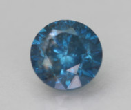 CERTIFIED 0.79 CARAT VIVID BLUE SI2 ROUND BRILLIANT NATURAL LOOSE DIAMOND 5.67MM  *360 PROFESSIONAL VIDEO & IMAGES