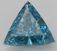 0.16 CARAT SKY BLUE SI2 TRIANGLE NATURAL LOOSE DIAMOND 3.61X3.58MM *REAL IS RARE, REAL IS A DIAMOND