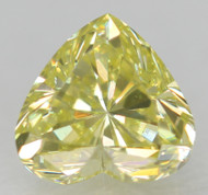 0.14 CARAT CANARY YELLOW VS2 HEART SHAPE NATURAL LOOSE DIAMOND FOR JEWELRY 3.20X3.15MM *REAL IS RARE, REAL IS A DIAMOND