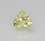 0.18 CARAT CANARY YELLOW SI1 HEART SHAPE NATURAL LOOSE DIAMOND 3.65X3.56MM *REAL IS RARE, REAL IS A DIAMOND