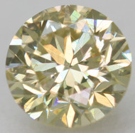 CERTIFIED 0.51 CARAT K COLOR VVS1 ROUND BRILLIANT NATURAL LOOSE DIAMOND FOR RING 4.96MM  *360 REAL VIDEO & IMAGES