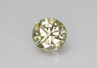 Certified 0.62 Carat Grayish Yellow VS2 Round Brilliant Natural Loose Diamond 5.65mm  *360 PROFESSIONAL VIDEO & IMAGES