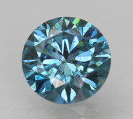0.49 CARAT SKY BLUE VS2 ROUND BRILLIANT NATURAL LOOSE DIAMOND FOR RING 5MM *360 PROFESSIONAL VIDEO & IMAGES