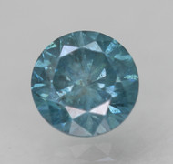 0.24 CARAT SKY BLUE SI2 ROUND BRILLIANT NATURAL LOOSE DIAMOND 3.86MM *360 PROFESSIONAL VIDEO & IMAGES