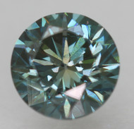 CERTIFIED 0.57 CARAT VIVID BLUE VVS2 ROUND BRILLIANT NATURAL LOOSE DIAMOND FOR RING 5.23MM  *360 REAL VIDEO & IMAGES