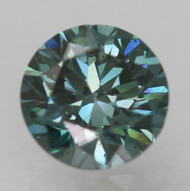 CERTIFIED 0.46 CARAT VIVID BLUE VVS1 ROUND BRILLIANT NATURAL LOOSE DIAMOND FOR RING 4.87MM  *360 REAL VIDEO & IMAGES
