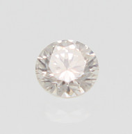 0.28 Carat Top Top Light Brown SI2 Round Brilliant Natural Loose Diamond 4.06mm