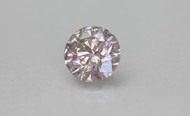 CERTIFIED 1.06 CARAT BROWNISH PINK SI2 ROUND BRILLIANT NATURAL LOOSE DIAMOND 6.58MM  *360 PROFESSIONAL VIDEO & IMAGES