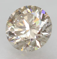 0.39 Carat Top Light Brown SI2 Round Brilliant Natural Earth Mined Loose Diamond 4.54mm REAL IS RARE, REAL IS A DIAMOND