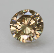 0.41 Carat Fancy Intense Yellowish Brown VS2 Round Brilliant Natural Loose Mined Diamond 4.95mm *360 REAL VIDEO & IMAGES