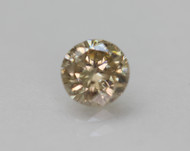 0.43 Carat Fancy Yellowish Brown Round Brilliant Natural Loose Earth Diamond 4.73mm *360 PROFESSIONAL VIDEO & IMAGES