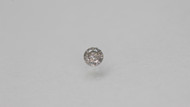 0.09 Carat Fancy Silver Round Brilliant Natural Earth Mined Loose Diamond 2.87mm *REAL IS RARE, REAL IS A DIAMOND