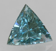 0.23 CARAT VIVID BLUE VVS2 TRIANGLE NATURAL LOOSE EARTH MINED DIAMOND 4.34X4.34MM *360 PROFESSIONAL VIDEO & IMAGES