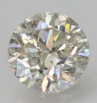 Certified 0.61 Carat H Color SI1 Round Brilliant Natural Earth Mined Loose Diamond For Ring 5.3mm   *360 VIDEO & IMAGES