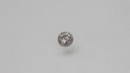 0.19 Carat Fancy Intense Silver Round Brilliant Natural Earth Mined Loose Diamond 3.63mm *REAL IS RARE, REAL IS DIAMOND