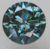 CERTIFIED 0.64 CARAT VIVID BLUE VS1 ROUND BRILLIANT NATURAL EARTH MINED DIAMOND 5.37MM  *360 PROFESSIONAL VIDEO & IMAGES