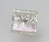 CERTIFIED 3.01 CARAT G COLOR SI2 PRINCESS NATURAL EARTH MINED LOOSE DIAMOND FOR RING 8.07X7.7MM  *360 VIDEO & IMAGES