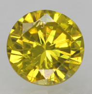 0.21 Carat Canary Yellow SI2 Round Brilliant Natural Earth Mined Loose Diamond 3.74mm *REAL IS RARE, REAL IS A DIAMOND