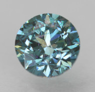 CERTIFIED 0.54 CARAT VIVID BLUE VVS2 ROUND BRILLIANT NATURAL EARTH MINED LOOSE DIAMOND 4.98MM  *360 REAL VIDEO & IMAGES