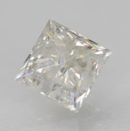 CERTIFIED 1.03 CARAT E COLOR VS2 PRINCESS NATURAL EARTH MINED LOOSE DIAMOND FOR RING 5.16X4.98MM  *360 VIDEO & IMAGES