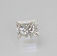 CERTIFIED 0.98 CARAT D COLOR VVS2 PRINCESS NATURAL EARTH MINED LOOSE DIAMOND FOR RING 5.54X4.81MM  *360 VIDEO & IMAGES