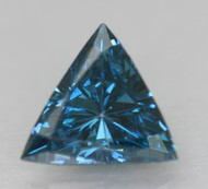 0.17 CARAT VIVID BLUE SI2 TRIANGLE NATURAL EARTH MINED LOOSE DIAMOND 3.86X3.78MM *REAL IS RARE, REAL IS A DIAMOND