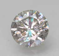 CERTIFIED 1.01 CARAT I COLOR SI2 ROUND BRILLIANT NATURAL EARTH MINED LOOSE DIAMOND FOR RING 6.26MM  *360 VIDEO & IMAGES