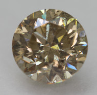 CERTIFIED 1.63 CARAT YELLOW BROWN VS2 ROUND BRILLIANT NATURAL EARTH MINED LOOSE DIAMOND 7.13MM  *360 REAL VIDEO & IMAGES