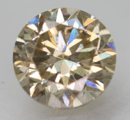 CERTIFIED 1.02 CARAT BROWN YELLOW VS2 ROUND BRILLIANT NATURAL EARTH MINED LOOSE DIAMOND 6.18MM  *360 REAL VIDEO & IMAGES