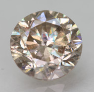 CERTIFIED 1.01 CARAT TOP BROWN VS2 ROUND BRILLIANT NATURAL EARTH MINED LOOSE DIAMOND 6.13MM  *360 REAL VIDEO & IMAGES