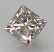 CERTIFIED 1.21 CARAT J COLOR SI2 PRINCESS NATURAL EARTH MINED LOOSE DIAMOND FOR RING 5.27X5.2MM  *360 REAL VIDEO & PICS