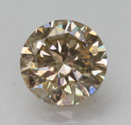 CERTIFIED 1.01 CARAT FANCY BROWN VS1 ROUND BRILLIANT NATURAL EARTH MINED LOOSE DIAMOND 6.33MM  *360 REAL VIDEO & IMAGES