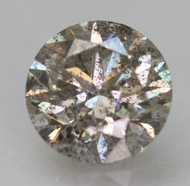CERTIFIED 1.67 CARAT FANCY SILVER SI2 ROUND BRILLIANT NATURAL EARTH MINED LOOSE DIAMOND 7.48MM  *360 REAL VIDEO & IMAGES