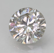 CERTIFIED 1.37 CARAT I COLOR SI1 ROUND BRILLIANT NATURAL EARTH MINED LOOSE DIAMOND FOR RING 7.18MM  *360 VIDEO & IMAGES