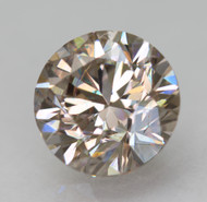 CERTIFIED 1.50 CARAT GRAY BROWN VVS2 ROUND BRILLIANT NATURAL EARTH MINED LOOSE DIAMOND 7.24MM  *360 REAL VIDEO & IMAGES