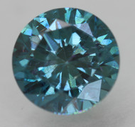 CERTIFIED 0.51 CARAT VIVID BLUE VS1 ROUND BRILLIANT NATURAL EARTH MINED LOOSE DIAMOND 4.99MM  *360 REAL VIDEO & IMAGES