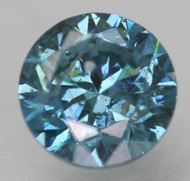 CERTIFIED 0.70 CARAT VIVID BLUE SI1 ROUND BRILLIANT NATURAL EARTH MINED LOOSE DIAMOND 5.41MM  *360 REAL VIDEO & IMAGES