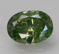 CERTIFIED 1.52 CARAT VIVID GREEN VS2 OVAL NATURAL EARTH MINED LOOSE DIAMOND 8.6X6.31MM  *360 PROFESSIONAL VIDEO & IMAGES