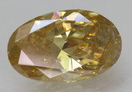 CERTIFIED 1.86 CARAT VIVID YELLOW SI1 OVAL NATURAL EARTH MINED LOOSE DIAMOND 10.01X6.34MM  *360 REAL VIDEO & IMAGES