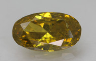 CERTIFIED 1.18 CARAT VIVID YELLOW SI1 OVAL NATURAL EARTH MINED LOOSE DIAMOND 9.36X5.43MM  *360 REAL VIDEO & IMAGES