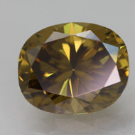 CERTIFIED 1.23 CARAT YELLOW ORANGE VVS1 OVAL NATURAL EARTH MINED LOOSE DIAMOND 7.33X6.05MM  *360 REAL VIDEO & IMAGES