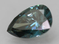 CERTIFIED 1.29 CARAT VIVID BLUE VVS2 PEAR SHAPE NATURAL EARTH MINED LOOSE DIAMOND 8.91X6.05MM  *360 REAL VIDEO & IMAGES