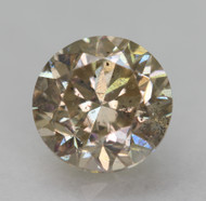 CERTIFIED 1.01 CARAT TOP BROWN VS2 ROUND BRILLIANT NATURAL EARTH MINED LOOSE DIAMOND 6.1MM  *360 REAL VIDEO & IMAGES