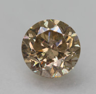 CERTIFIED 1.04 CARAT FANCY BROWN VS2 ROUND BRILLIANT NATURAL EARTH MINED LOOSE DIAMOND 6.05MM  *360 REAL VIDEO & IMAGES