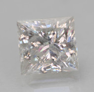 CERTIFIED 0.76 CARAT D COLOR SI1 PRINCESS NATURAL EARTH MINED LOOSE DIAMOND FOR JEWELRY 4.9X4.67MM  *360 VIDEO & IMAGES