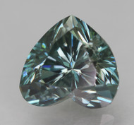 CERTIFIED 1.21 CARAT VIVID BLUE VS2 HEART SHAPE NATURAL EARTH MINED LOOSE DIAMOND 7.01X6.44MM  *360 REAL VIDEO & IMAGES