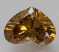 CERTIFIED 1.11 CARAT ORANGY YELLOW VS2 HEART SHAPE NATURAL EARTH MINED LOOSE DIAMOND 7.91X5.79MM  *360 REAL VIDEO & PICS
