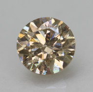 CERTIFIED 1.02 CARAT YELLOW BROWN VS1 ROUND BRILLIANT NATURAL EARTH MINED LOOSE DIAMOND 6.31MM  *360 REAL VIDEO & IMAGES