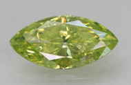 CERTIFIED 1.07 CARAT LEMON GREEN VS2 MARQUISE NATURAL EARTH MINED LOOSE DIAMOND 10.68X5.43MM  *360 REAL VIDEO & IMAGES